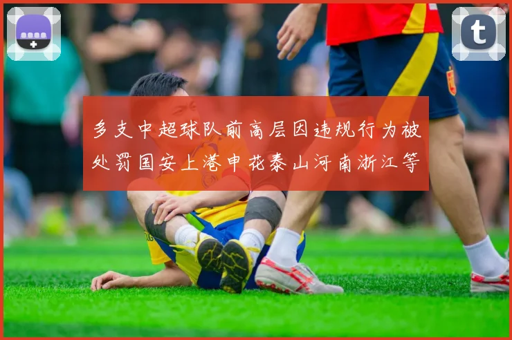 多支中超球队前高层因违规行为被处罚国安上港申花泰山河南浙江等队受影响